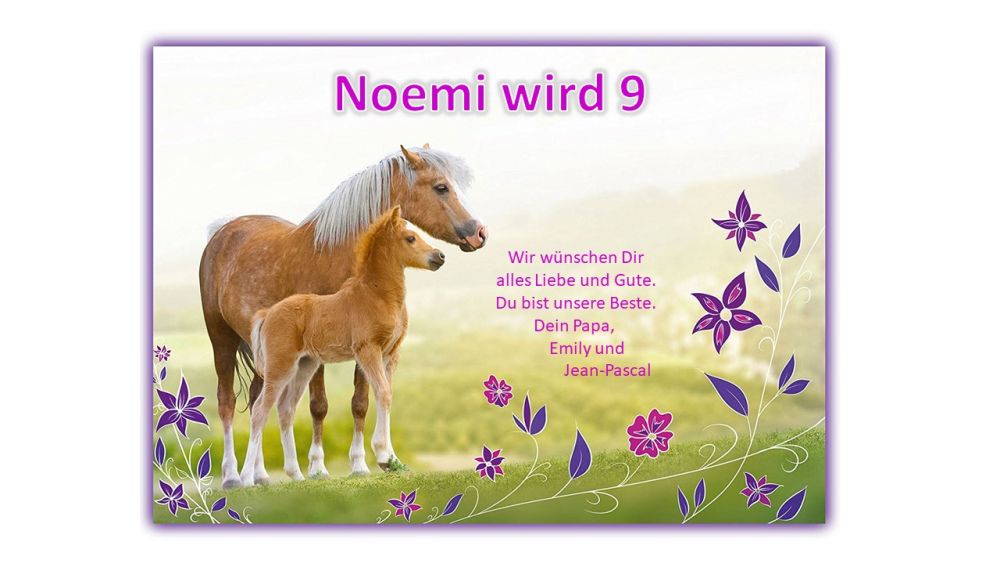 Noemis 9.Geburtstag